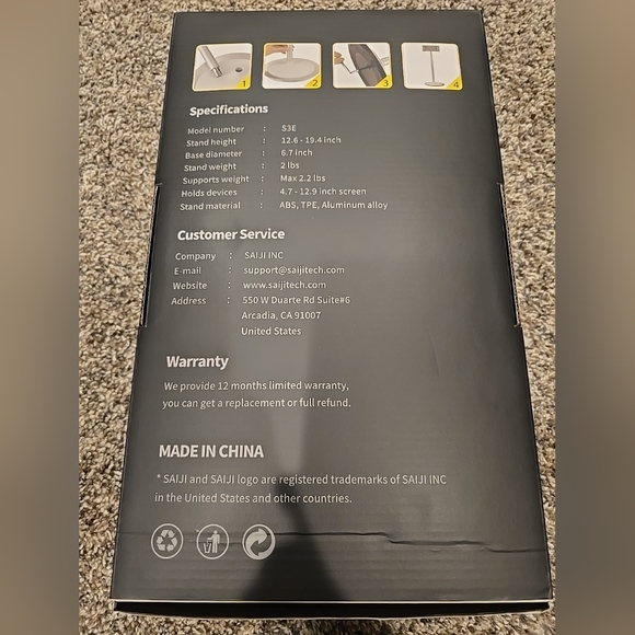 SAIJI Cell Phone and Tablet Stand - Picture 2 of 8